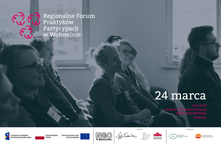 Projekt: Regionalne Forum Praktyków Partycypacji w&nbsp;Wołominie - ilustracja