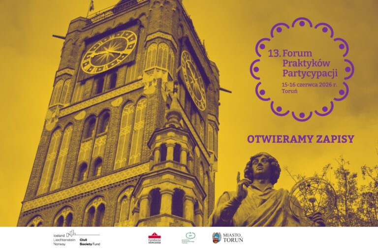 Aktualności: Forum Praktyków Partycypacji Toruń – ruszyły zapisy - ilustracja