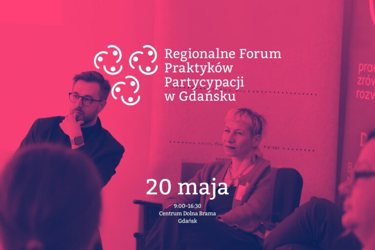 Aktualności: Regionalne Forum Praktyków Partycypacji w&nbsp;Gdańsku – 20 maja 2026 - ilustracja