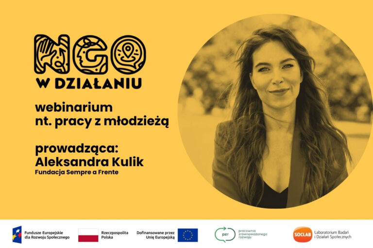 Jak pracować z&nbsp;młodzieżą – webinarium „NGO w&nbsp;działaniu” - ilustracja