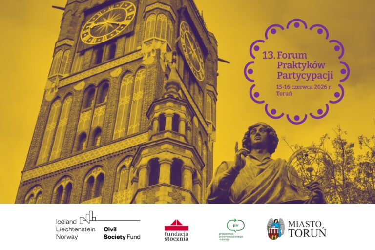 Aktualności: Sesje PZR na&nbsp;13. Forum Praktyków Partycypacji w&nbsp;Toruniu - ilustracja