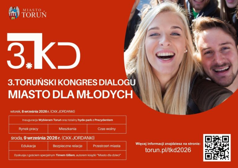 Aktualności: Miasto dla młodych tworzy się razem. PZR na&nbsp;3. Toruńskim Kongresie Dialogu - ilustracja