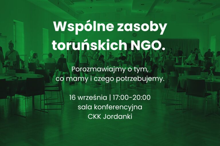 Aktualności: Co&nbsp;możemy współdzielić? Rozmawiamy o&nbsp;zasobach dla toruńskich NGO - ilustracja