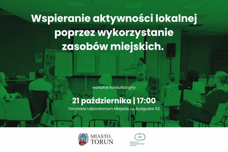 Aktualności: Toruńskie NGO chcą współdzielić zasoby. Co&nbsp;już wiemy i&nbsp;o&nbsp;czym porozmawiamy 21 października? - ilustracja